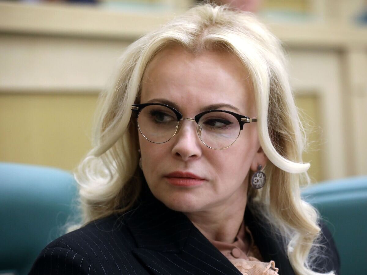     Сенатор, член комитета Совета Федерации по конституционному законодательству и государственному строительству Ольга Ковитиди на заседании Совета Федерации РФ. © РИА Новости / Илья Питалев