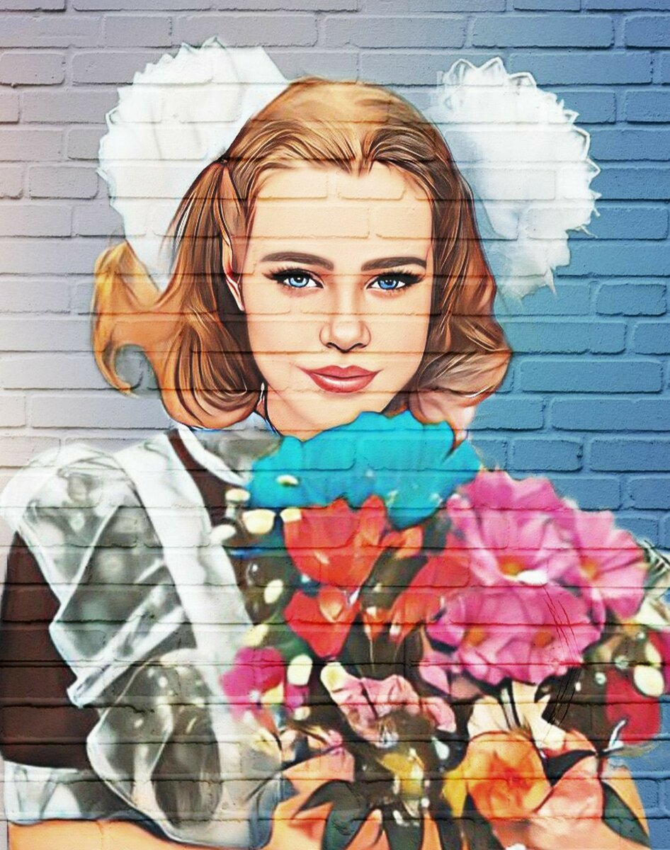 Это год назад на последнем звонке снимала. В 9-ом классе.