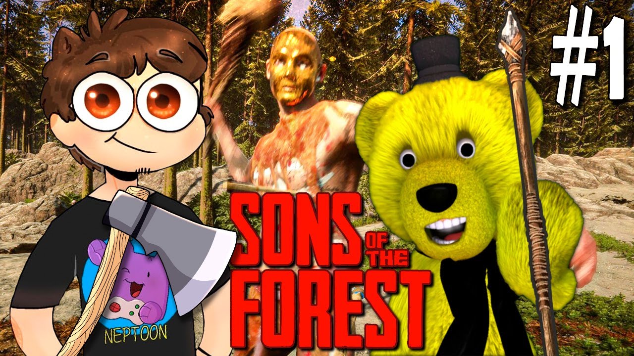 НЕПТУН И ФНАФ ПЛЕЙ СНОВА ВЫЖИВАЮТ В ЛЕСАХ 🌲 Sons Of The Forest ►  Прохождение #1