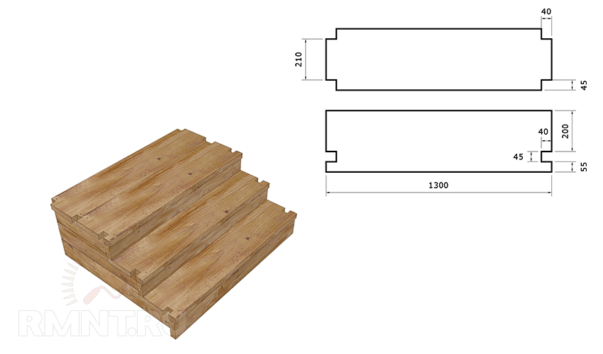 Крыльцо из дерева своими руками Строительный портал RMNT.RU Дзен