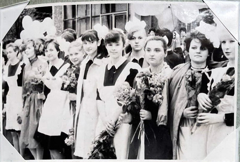 Выпускной, 1987 год. Наши девчонки.