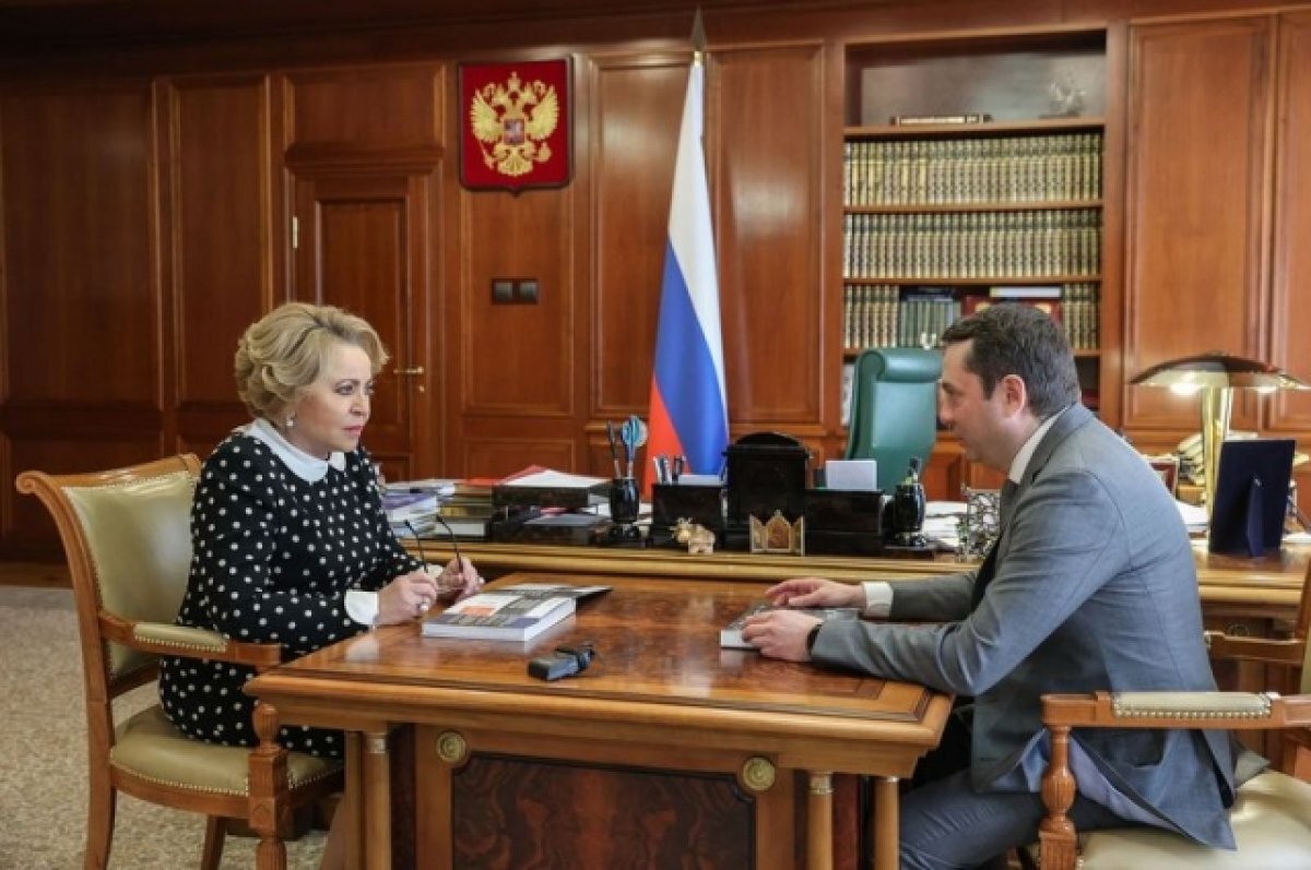    Чибис рассказал Матвиенко об экономическом росте Мурманской области
