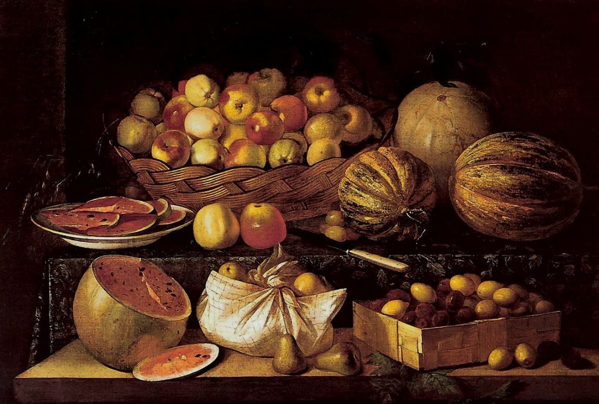 Иван Фомич (Трофимович) Хруцкий "Фрукты" (1884)