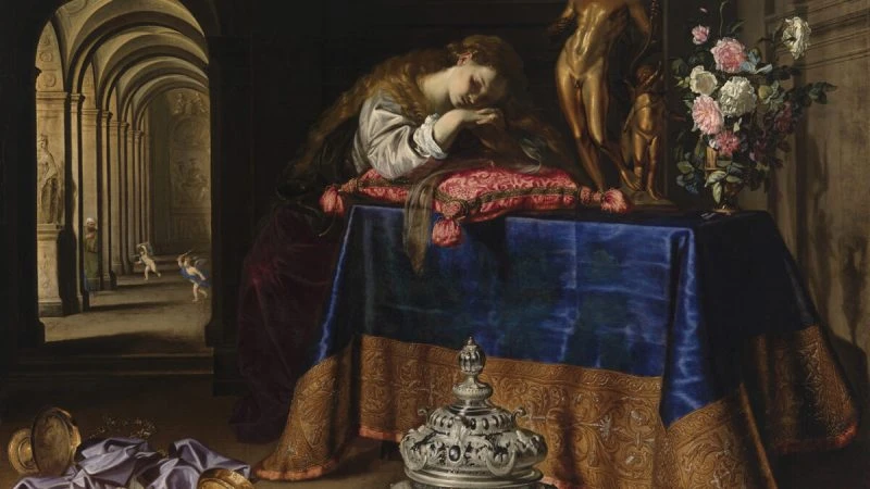 «Аллегория раскаяния» или «Ванитас», картина неизвестного художника, 1650–1660 гг. Масло, холст. Дом Поллок, Глазго. (Public Domain)