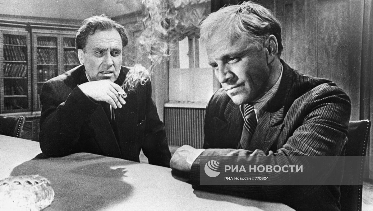 Кадр из художественного фильма "Председатель", 1964 год.