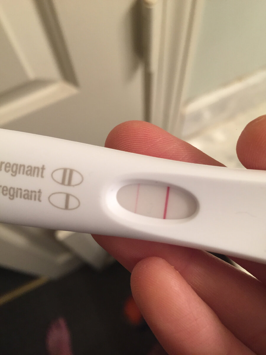 Бледная полоска на тесте на беременность