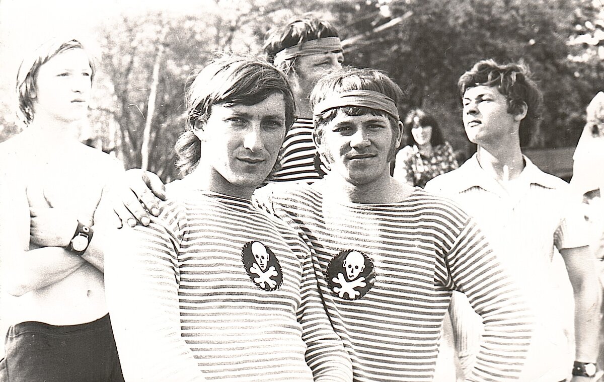 1978 год. День молодёжи. Анатолий Гладких и Геннадий Ланских