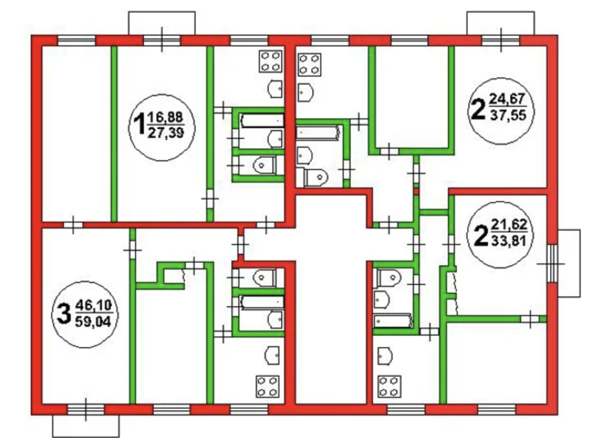 Планировка квартир кирпичный. Планировка двушки II-29. Серия II-29 планировка. Дом серии II-29 планировка квартир. П-29 планировка.