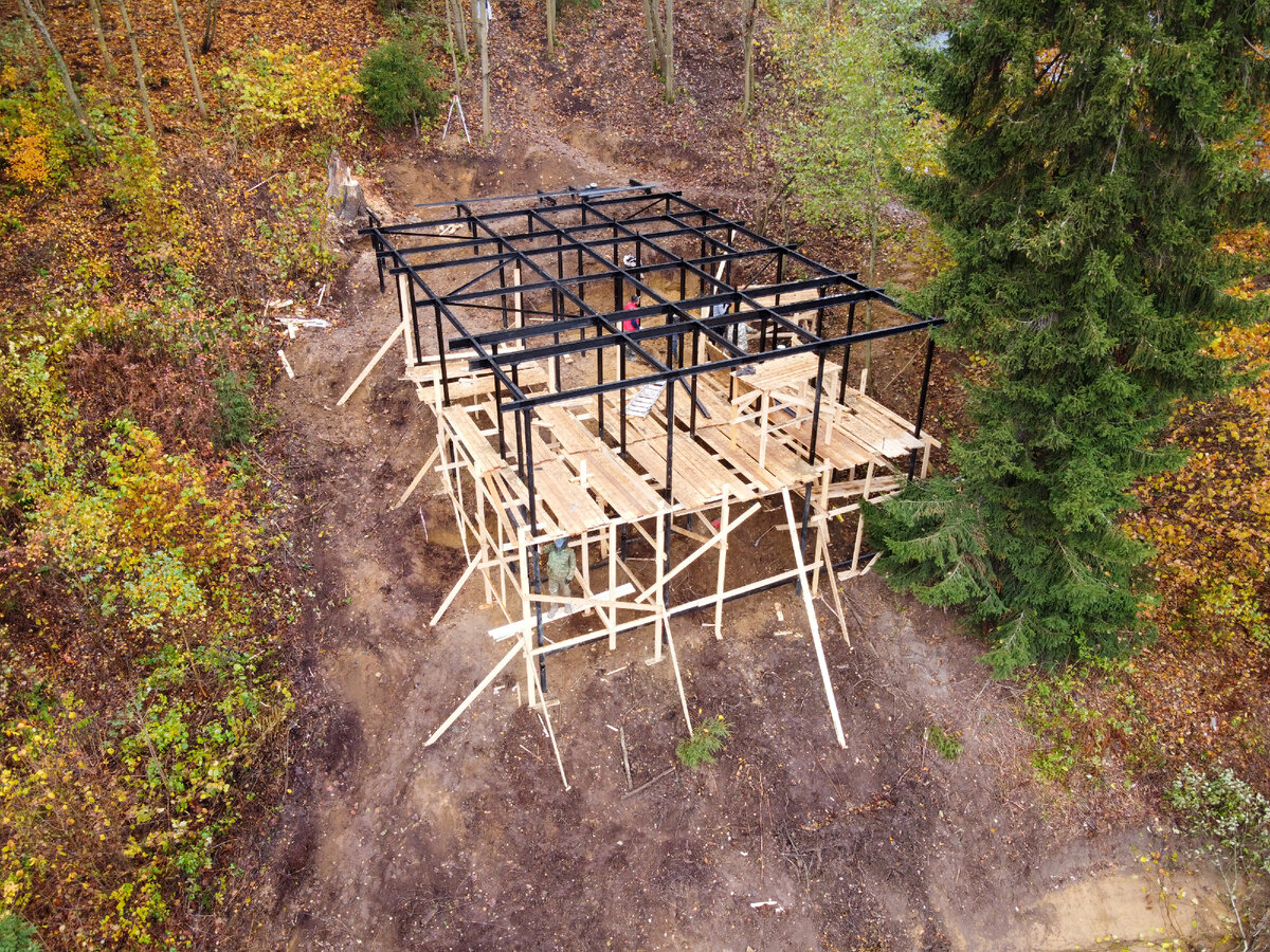 Фундамент с перепадом более 6 м.