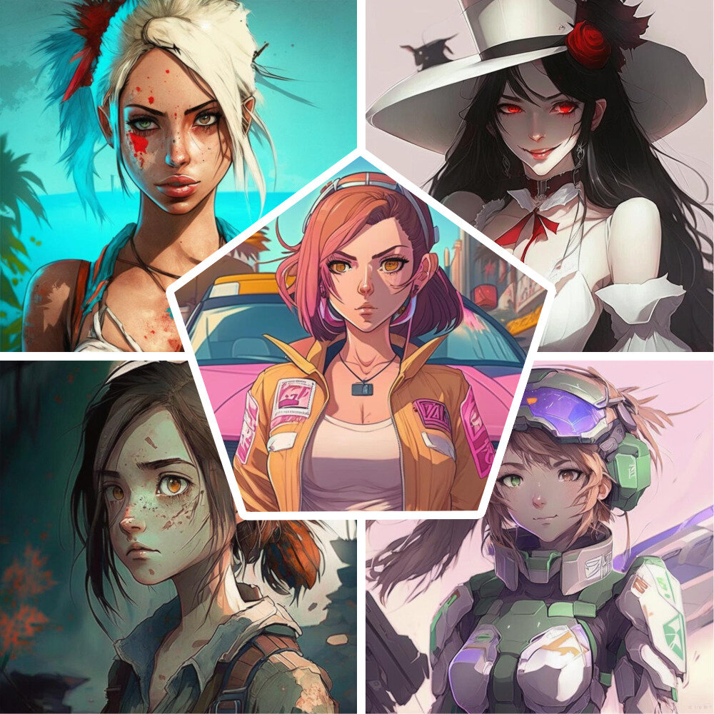 Фан-арты моих любимых игр в аниме стиле 