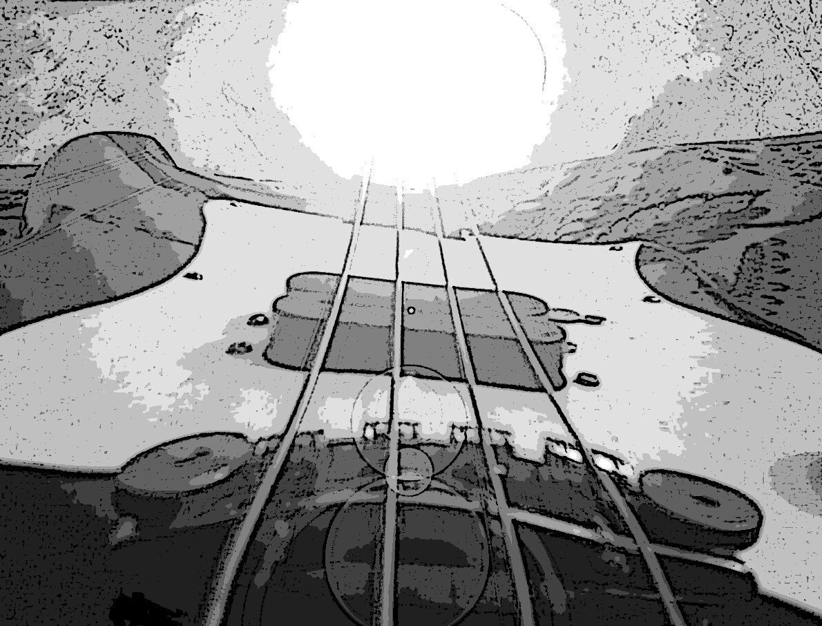 Путь в светлое басовое будущее. Фотоколлаж из личного архива.