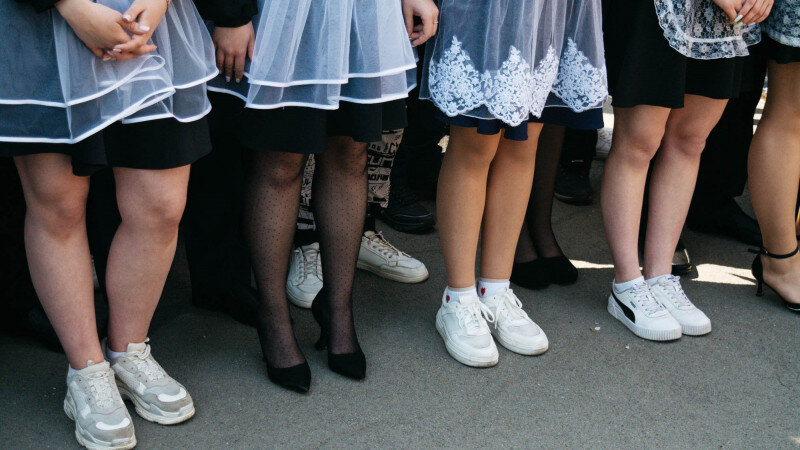     Последний звонок в школе №125. Ирина Пергаева