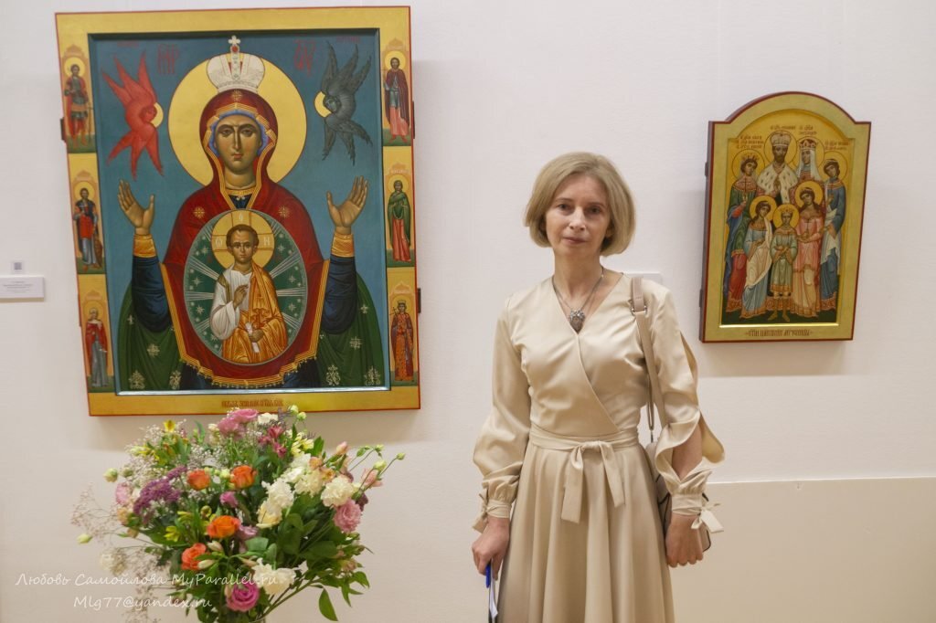 Кубанский иконописец София Мачигина привезла иконы на выставку в Москву