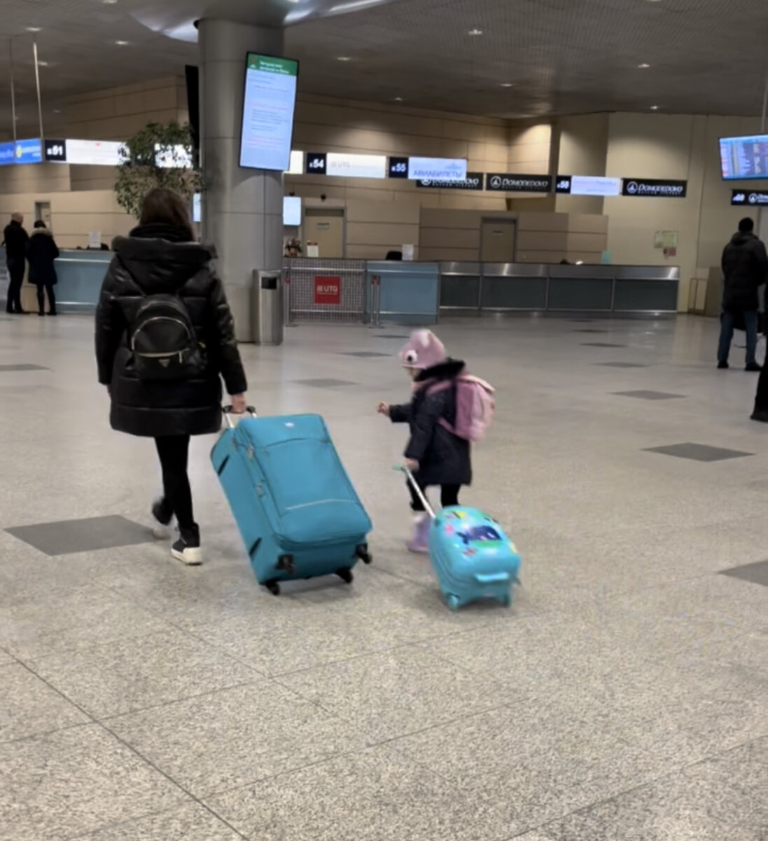 Москва аэропот Домодедово. Первый вылет в Стамбул. Декабрь 2022