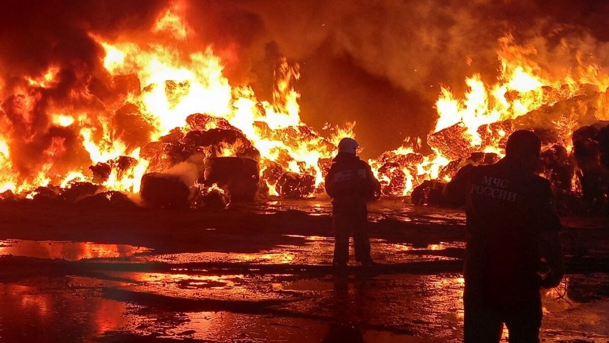     В МЧС рассказали подробности пожара, произошедшего сегодня вечером на складах, расположенных на улице Тимофея Чаркова, 7 Б.