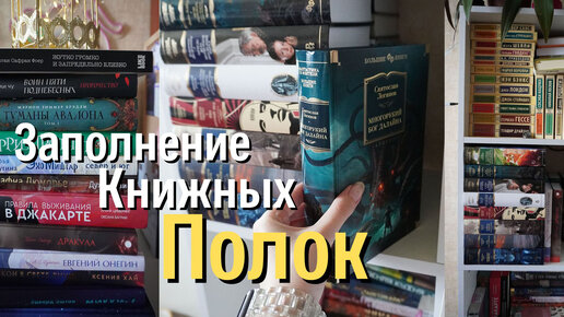 ЗАПОЛНЯЮ КНИЖНЫЕ ПОЛКИ НОВИНКАМИ ✨