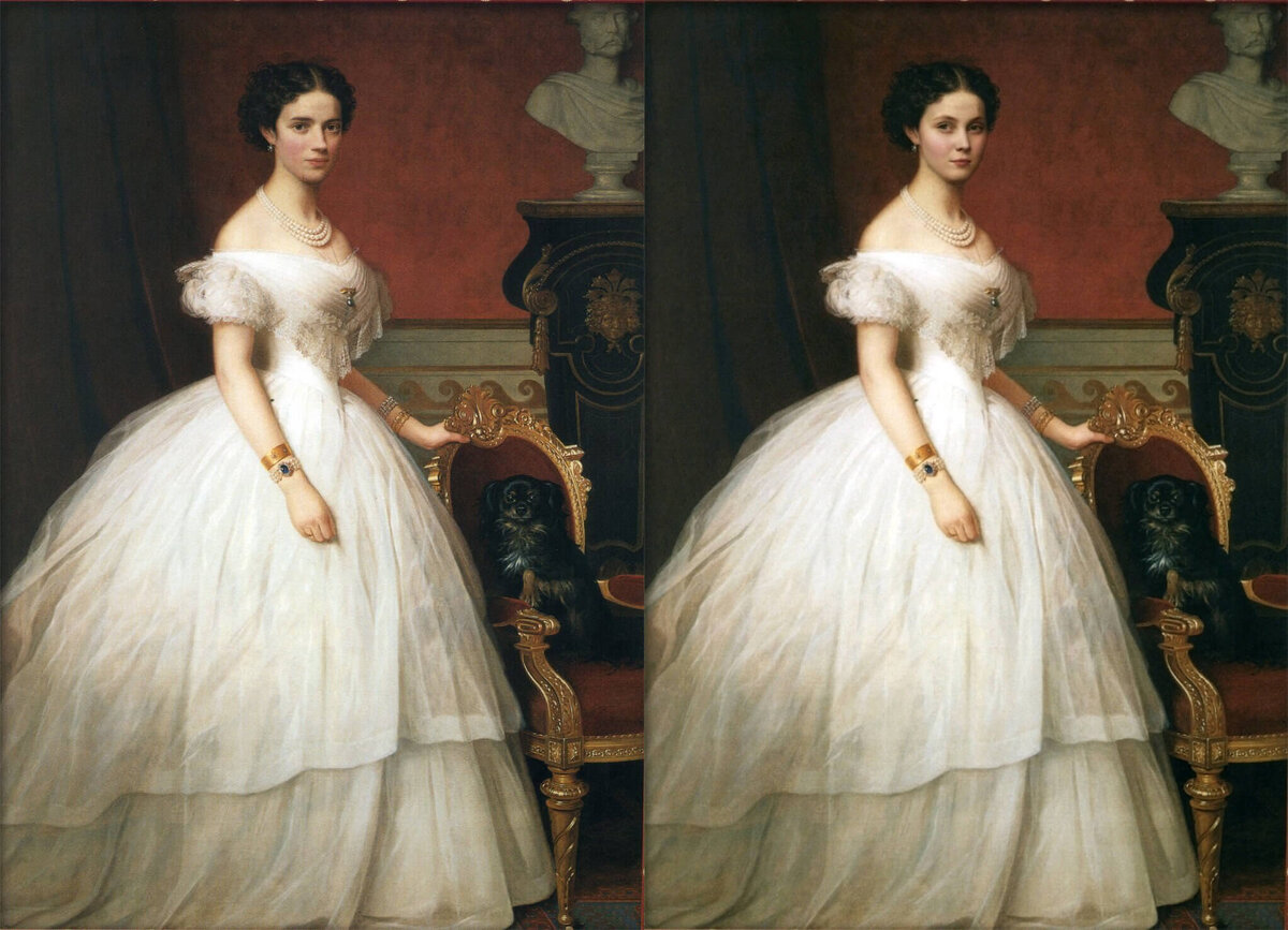 Василий Суриков - "Красивое платье Марии Фёдоровны" 😍 + Красивая аватарка с лицом девушки 👍