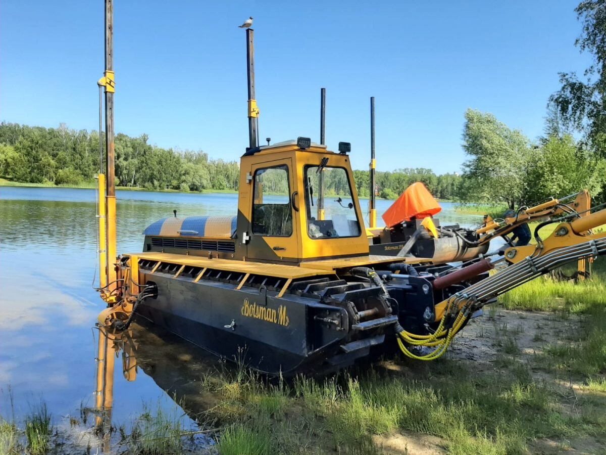    Расчисткой будут заниматься две многофункциональные самоходные амфибии Анастасия Красушкина