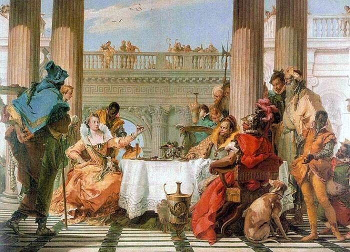 "Пир Клеопатры", Джованни Тьеполло. Источник: Pinterest
