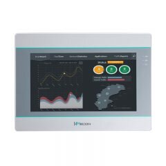 Панели оператора с человеко-машинным интерфейсом бренда Wecon обеспечивают интуитивно понятный контроль над работой оборудования. Панели оснащены легко читаемыми жидкокристаллическими дисплеями, позволяющими быстро визуализировать оперативные данные, а также рядом кнопок и переключателей для прямого доступа к управлению.