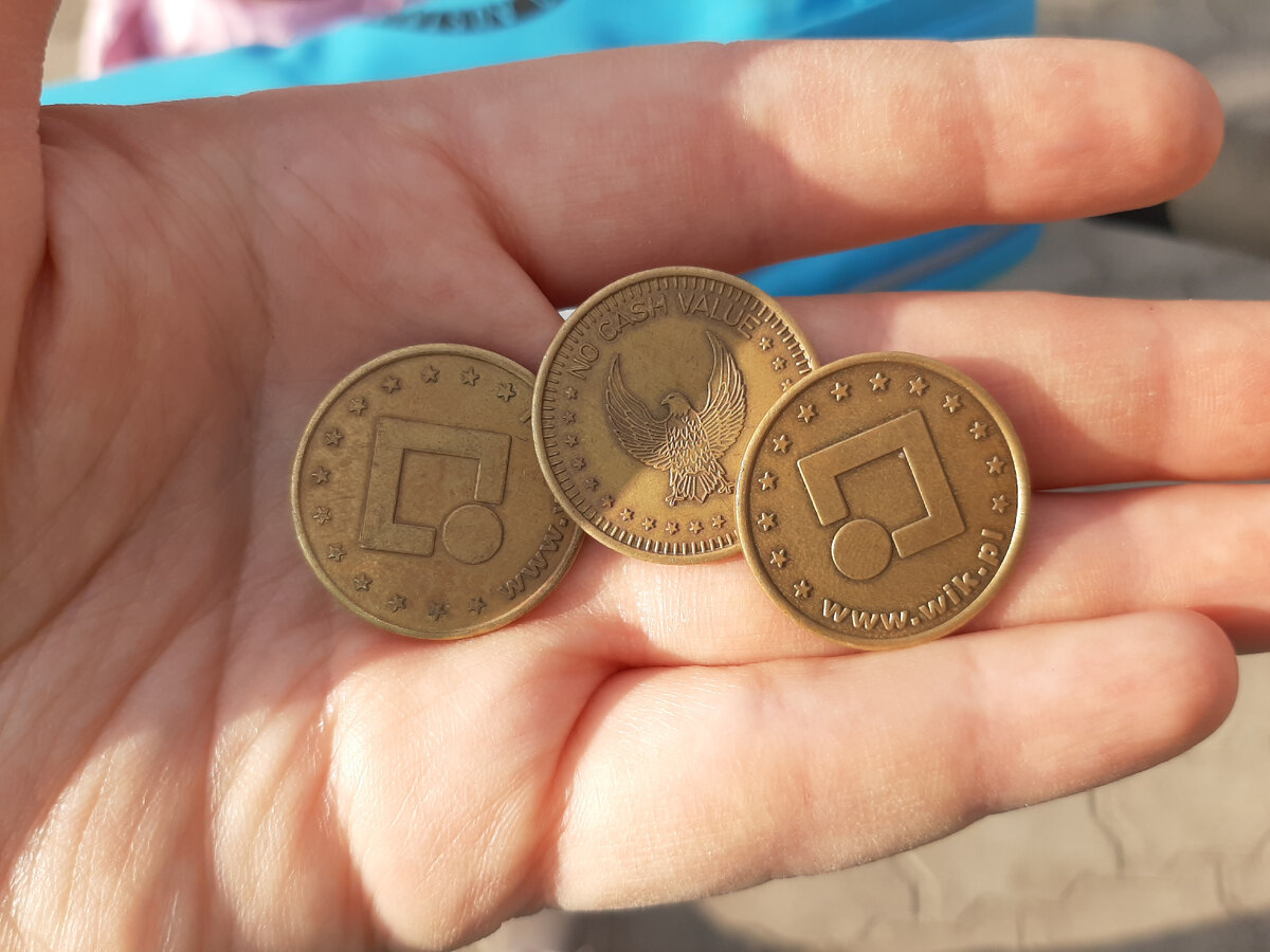 Такие жетоны на автоматы