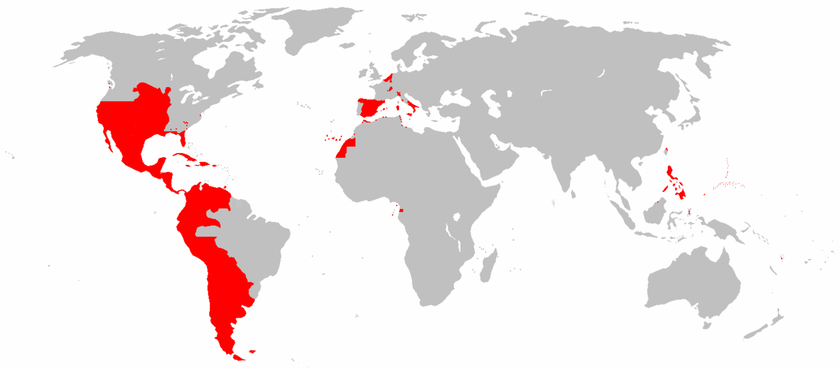 Испанская империя
Материал: wikipedia.org