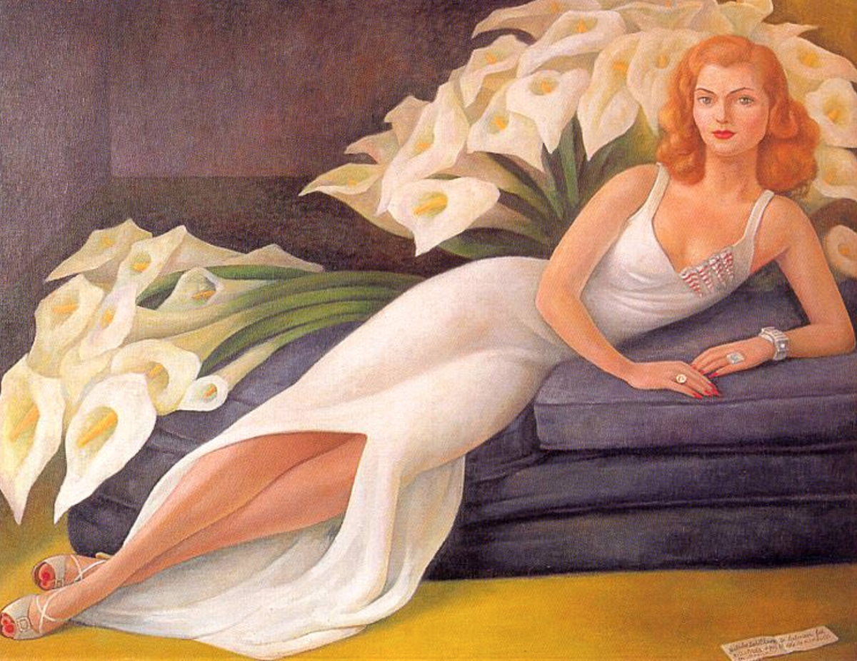 Диего Ривера. Портрет Наташи Заколковой-Гельман. 1943