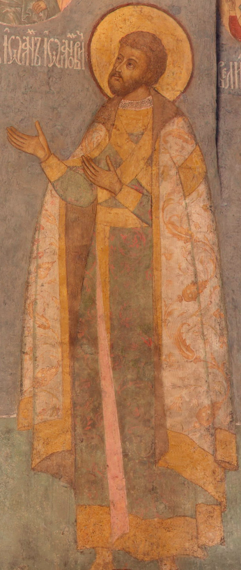 Стенопись Архангельского собора с изображением Ивана Ивановича Молодого