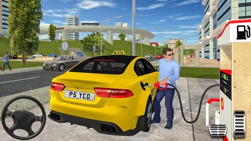 РЕАЛЬНЫЙ ВОДИТЕЛЬ ТАКСИ ИГРА НА ТЕЛЕФОНЫ АНДРОИД И IOS TAXI GAME CAB CAR SERVICE DRIVING SIMULATOR