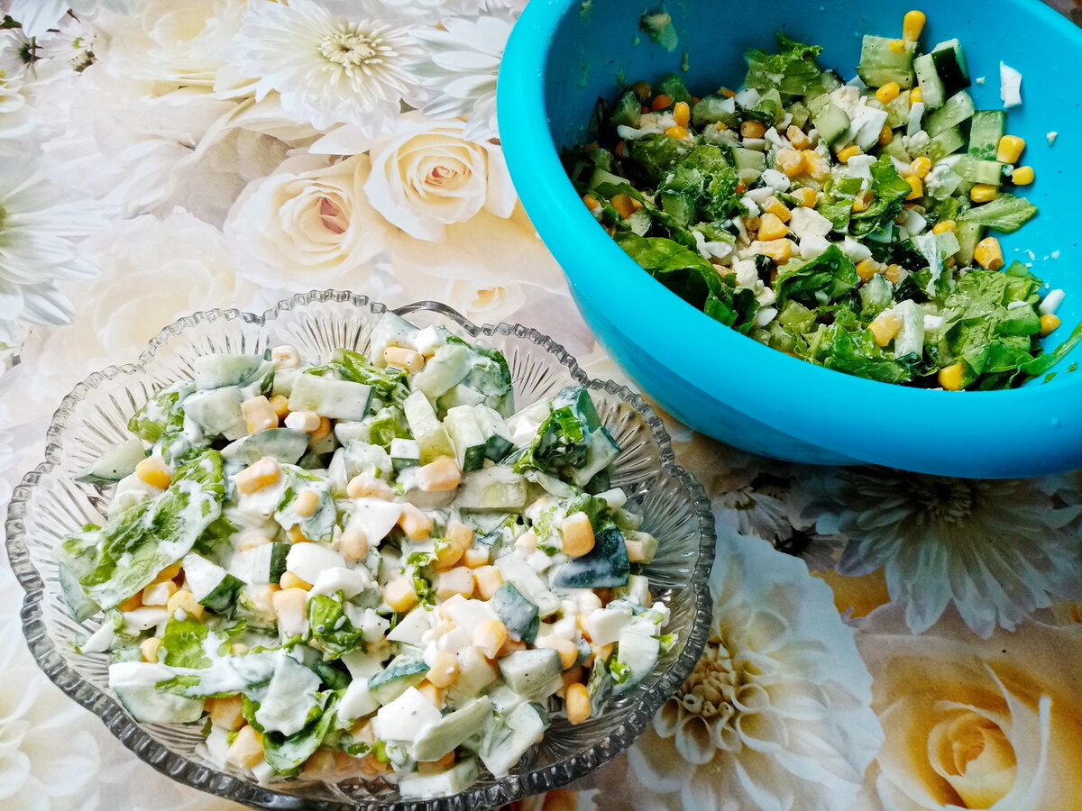 Вкусный весенний салат. 10 рецептов простых и легких салатов из свежих овощей