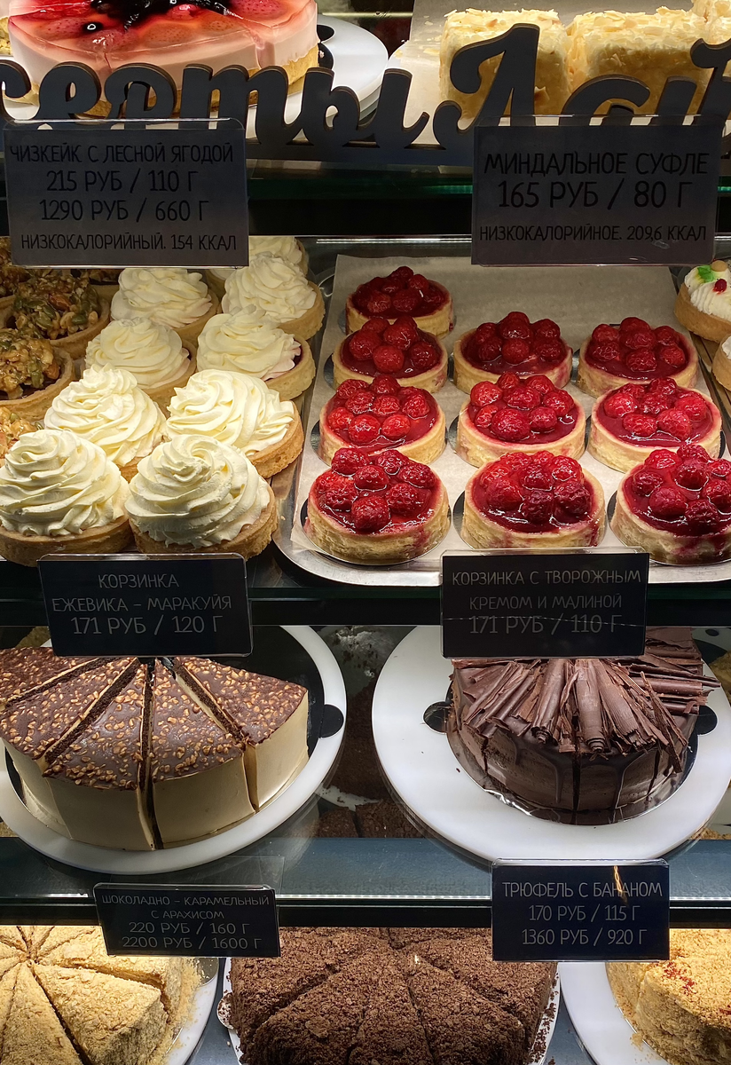 Десерты кондитории