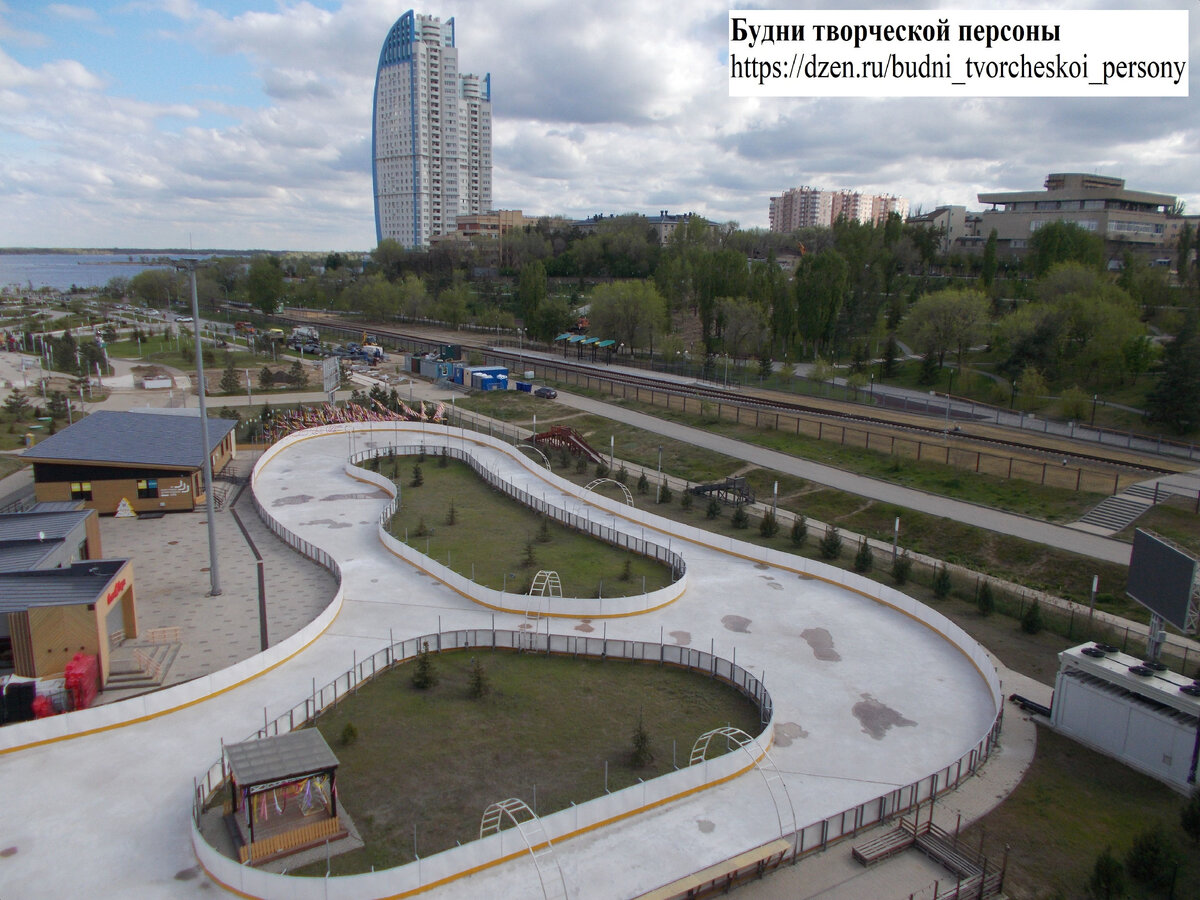 Вид на Царицынский парк в прежней пойме реки Царица