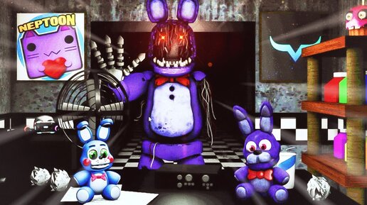 ЭТИ ЗАЙЦЫ СНОВА ТОЛПОЙ НАПАЛИ НА НЕПТУНА! – FNAF One Night at Bonnie Remastered