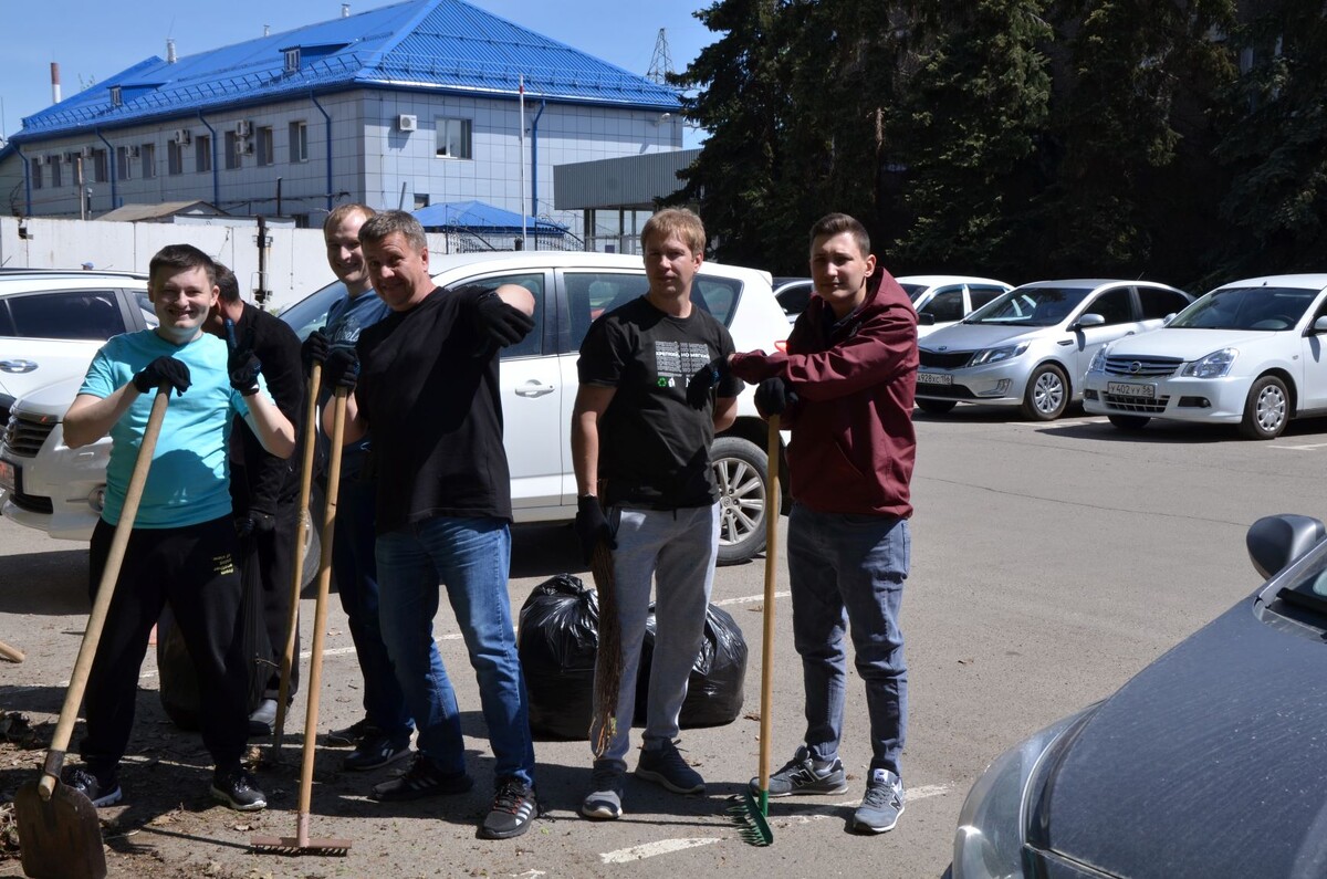  📷    «Росводоканал Оренбург» провел субботник, посвященный Дню Победы Кристина Просвиркина
