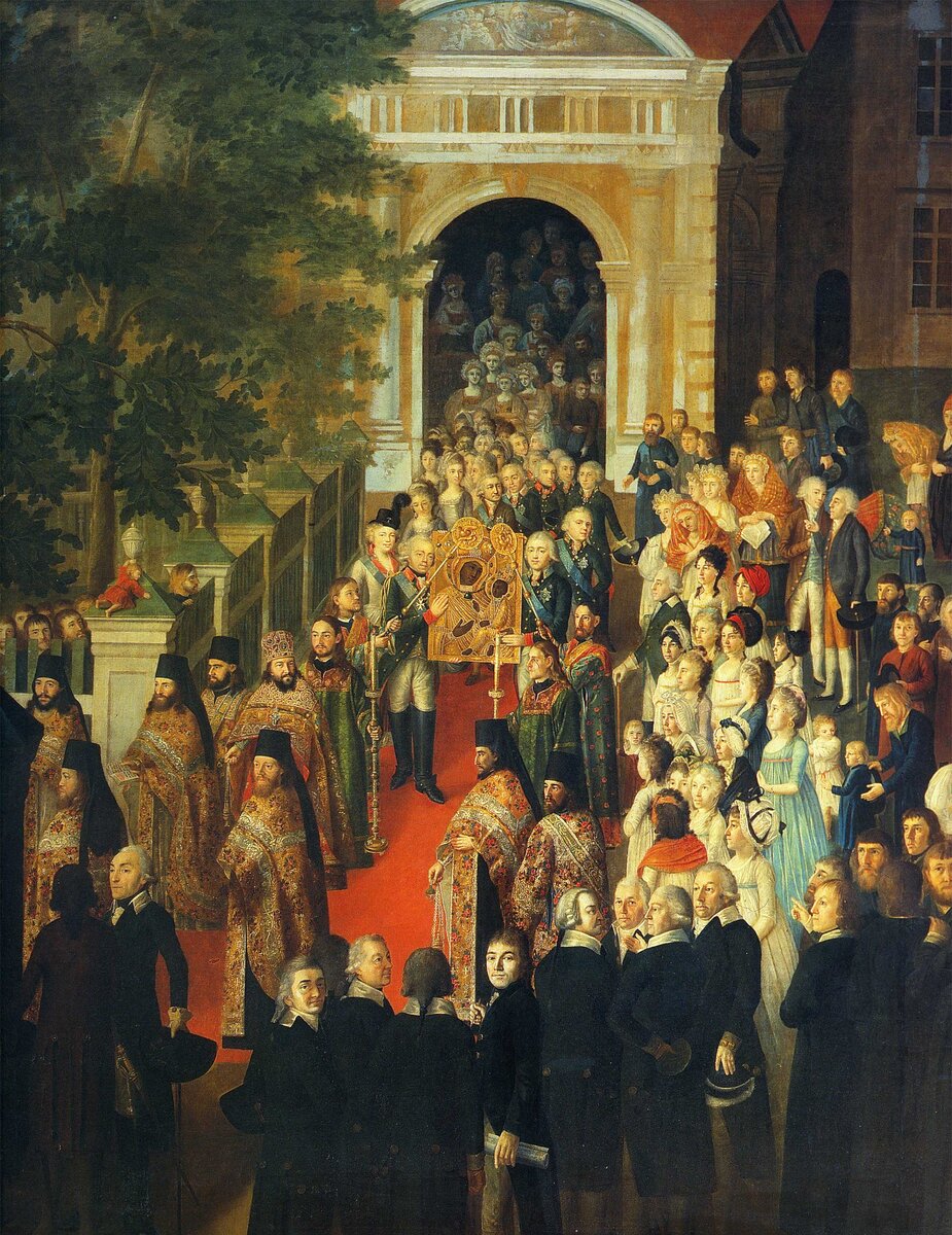 Картина с торжественной церемонией павловского времени | Исторические ...