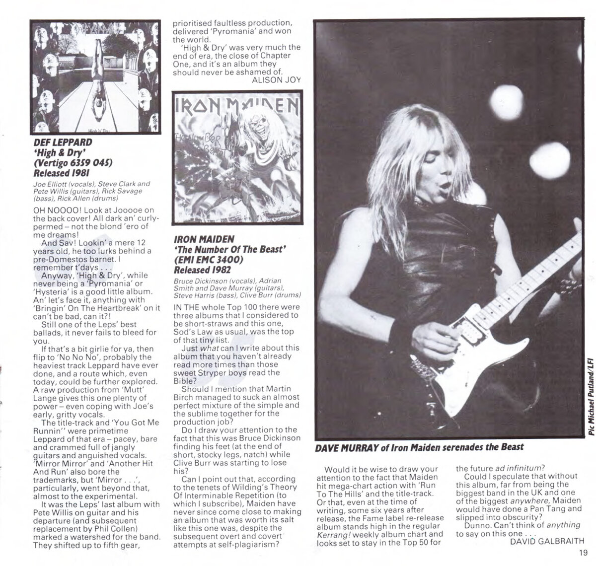 Страница журнала Kerrang!