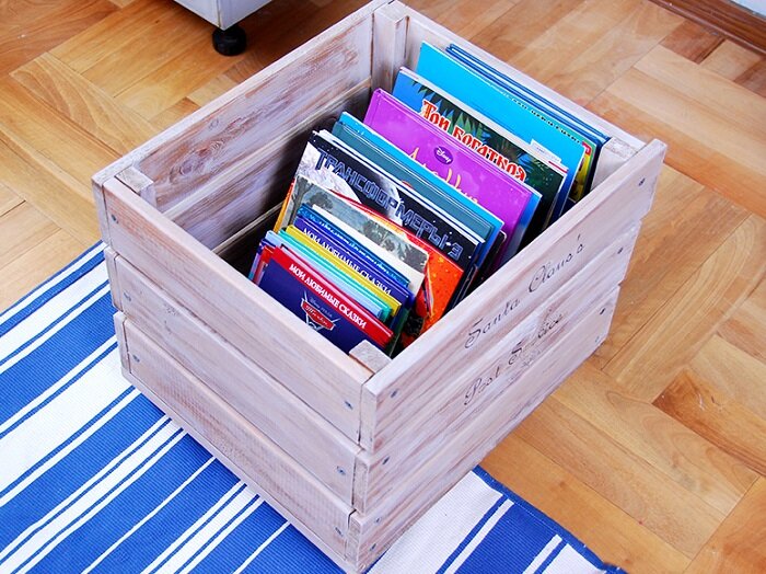 Ящик для хранения Ящики для хранения игрушек/одежды/книг Пыленепроницаемый ящик большой емкости