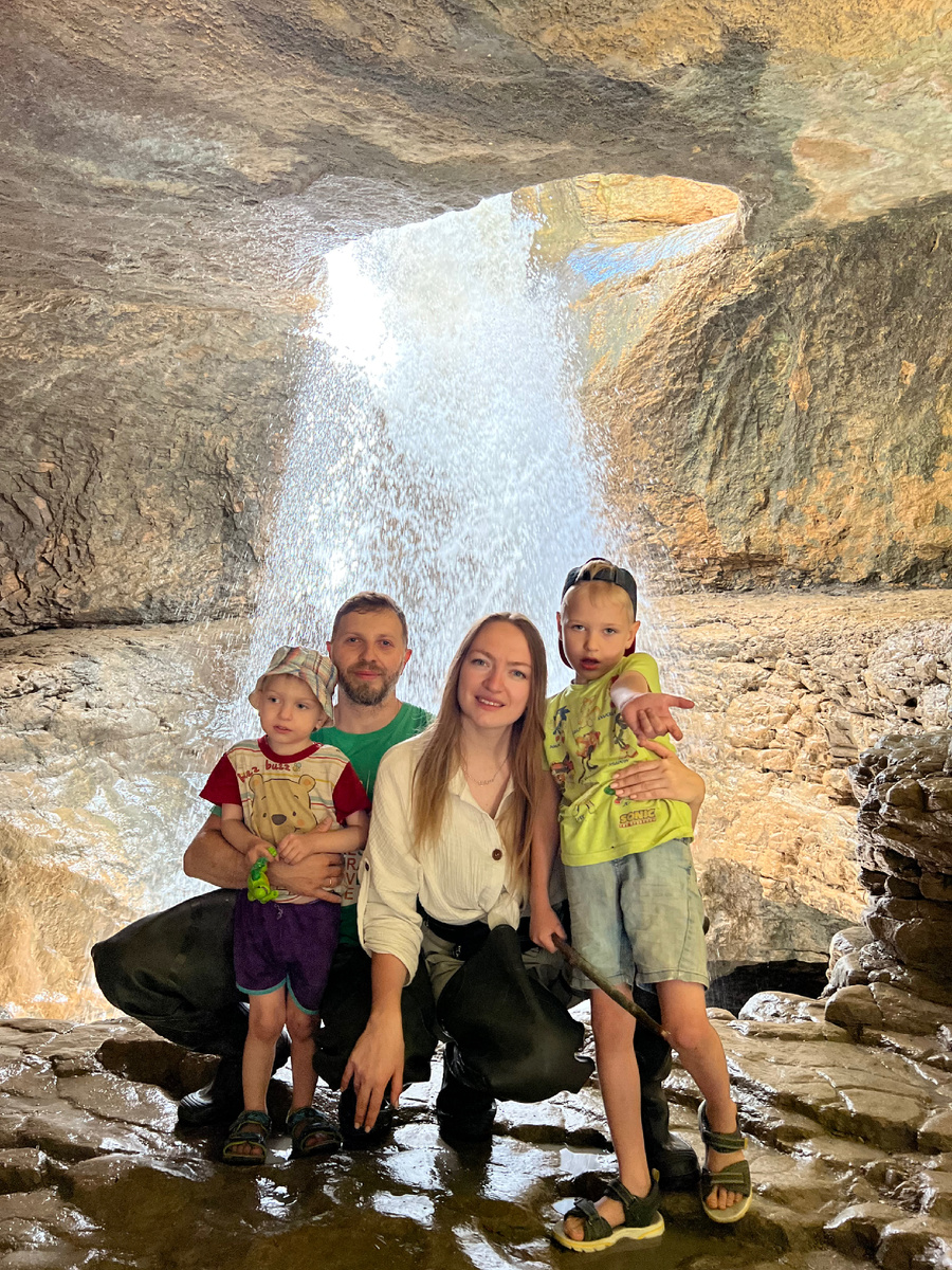 Водопад сверху