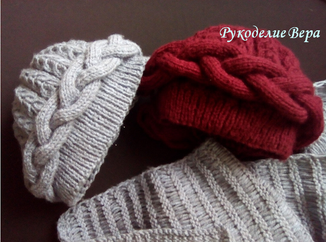 Шапочка спицами