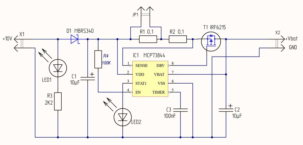 Схемы зарядных устройств и выпрямителей для аккумуляторов