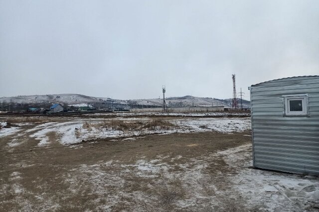    Место будущей школы в Засопке в конце зимы 2023 года Фото:  АиФ