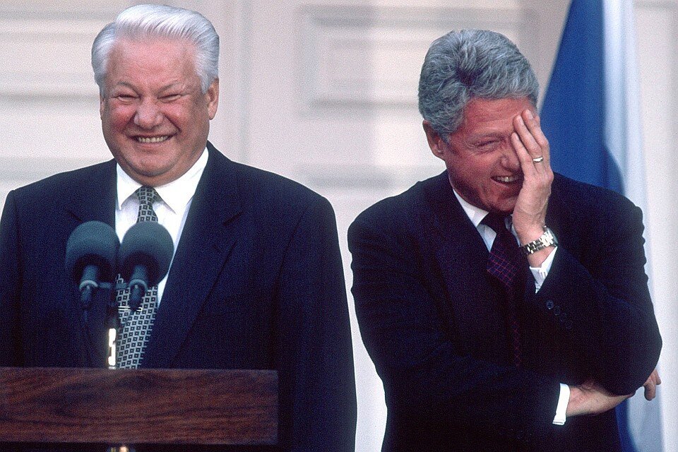 Ельцин в сша