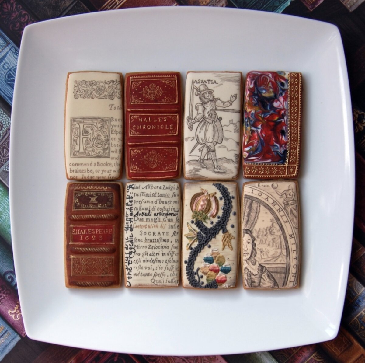 Вкусные книги из Шекспировской библиотеки Фолджера и собраний фонда «Место рождения Шекспира».
