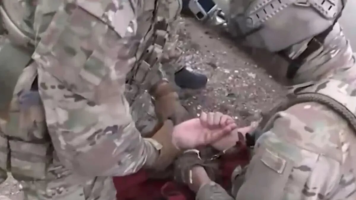 Стоп-кадр из видео. ЦОС ФСБ