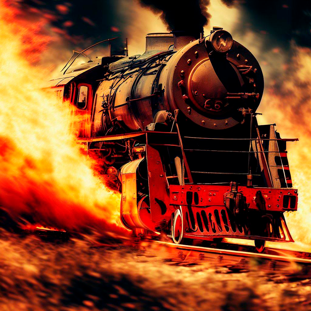 Бронепоезд в огне, и нам некуда больше бежать...