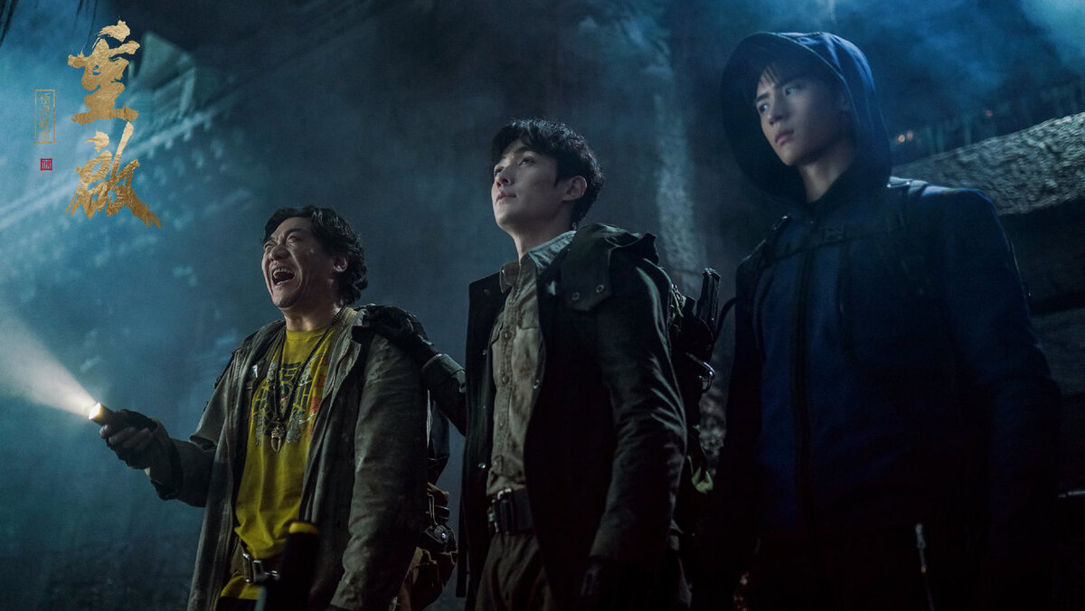 Кадр из экранизации романов в формате сериала Затерянная гробница: Перезагрузка, каст которой для меня наиболее каноничен