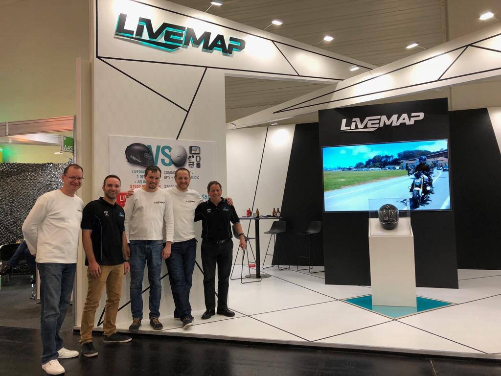 Я на выставке c проектом Livemap
