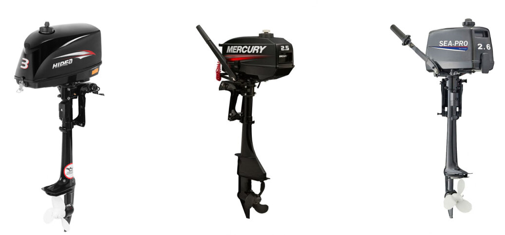 Лодочные моторы Hidea HD 3 FHS, Mercury 2.5 M, Sea-Pro Т2.6 