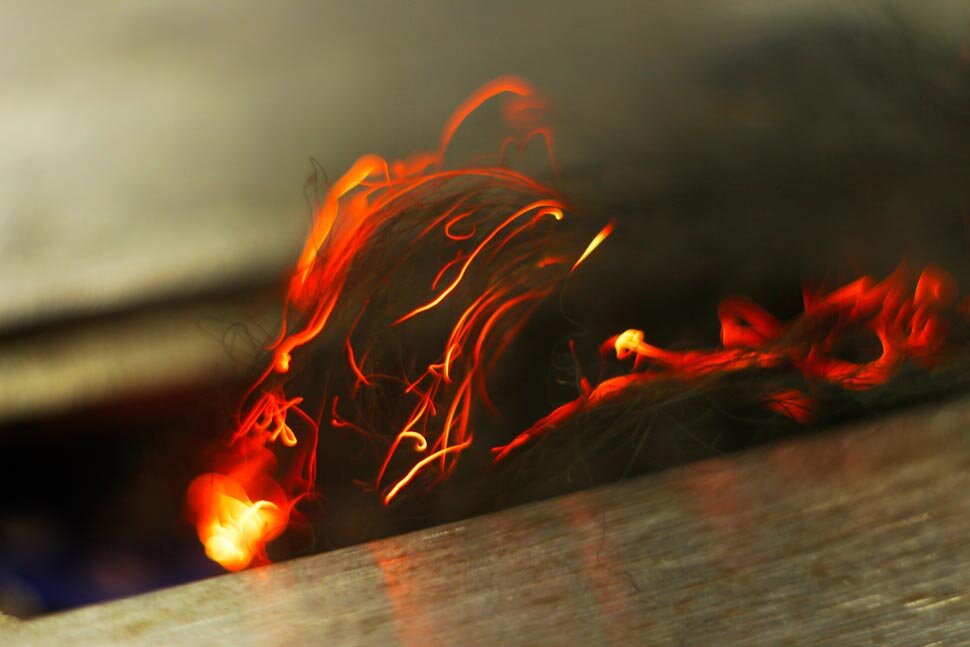 Glow flame