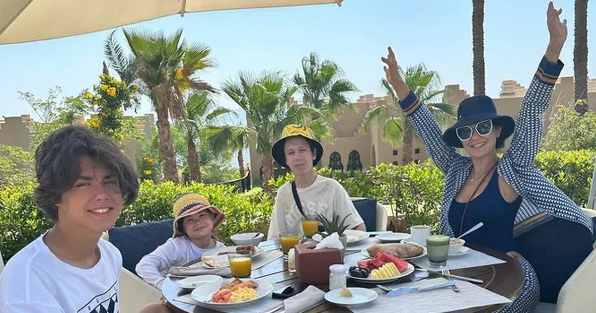 Екатерина Климова с детьми, соцсети